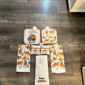 8 PC‎ Fall Kitchen Accessories NEW